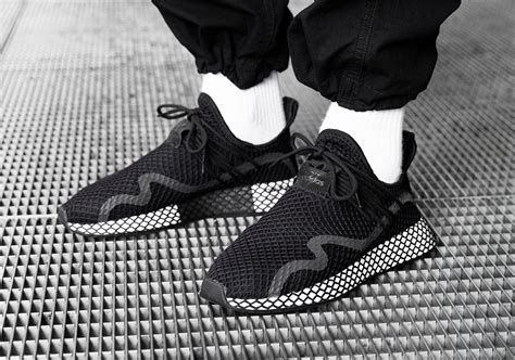 adidas deerupt s schwarz weiß|adidas deerupt men.